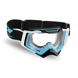Masque cross Progrip Rapid 3309 Bleu/Rouge/Blanc - Écran clair | Dr Rider
