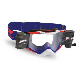 Masque cross Progrip Rapid 3309 Rouge/Blanc/Bleu - Roll-Off | Dr Rider