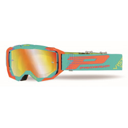 Masque cross Progrip Vista 3303 Vert billard/Orange | Dr Rider