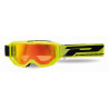 Masque cross Progrip Vision Go 3300 Jaune fluo - Écran miroir rouge | Dr Rider