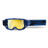 Masque cross Progrip Vision Go 3300 Bleu mat - Écran miroir jaune | Dr Rider