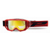 Masque cross Progrip Vision Go 3300 Rouge mat - Écran miroir jaune | Dr Rider