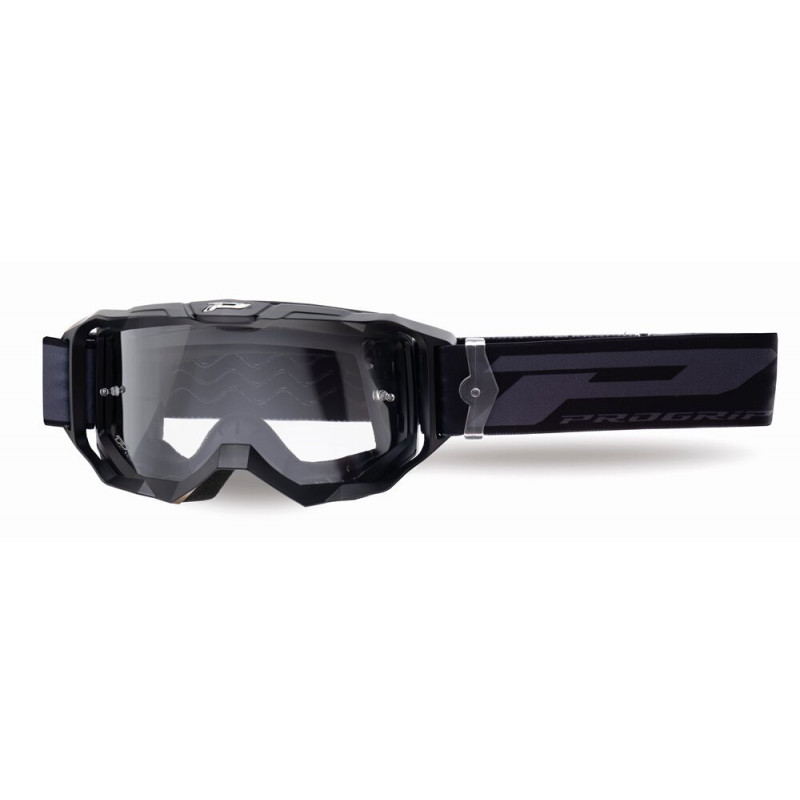 Masque cross Progrip Vision Go 3300 Noir mat - Écran clair | Dr Rider