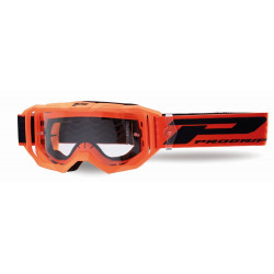 Masque cross Progrip Vision Go 3300 Orange fluo - Écran clair | Dr Rider