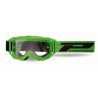 Masque cross Progrip Vision Go 3300 Vert mat - Écran clair | Dr Rider