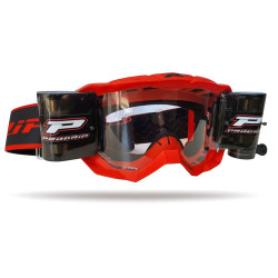 Masque cross Progrip Vision Go 3300 Rouge mat - Roll-Off XXL | Dr Rider