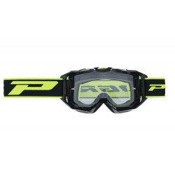 Masque cross Progrip Vista 3303 Noir - Écran clair + écran clair supplémentaire | Dr Rider