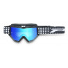 Masque cross Progrip Atzaki 3201 Noir mat - Écran miroir bleu | Dr Rider