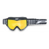 Masque cross Progrip Atzaki 3201 Noir mat - Écran miroir jaune | Dr Rider