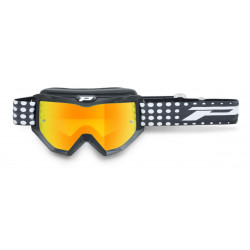 Masque cross Progrip Atzaki 3201 Noir mat - Écran miroir orange | Dr Rider