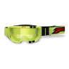 Masque cross Progrip Vision Go 3300 Jaune fluo/Noir - Écran miroir jaune | Dr Rider