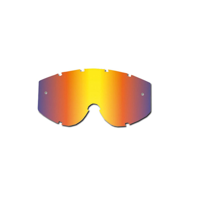 Écran de masque cross miroir arc-en-ciel Progrip - Dr Rider