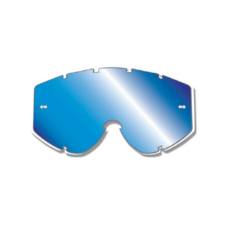 Écran de masque cross Progrip 3396 miroir bleu - Dr Rider