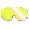 Écran de masque cross Progrip 3397 miroir jaune - Dr Rider