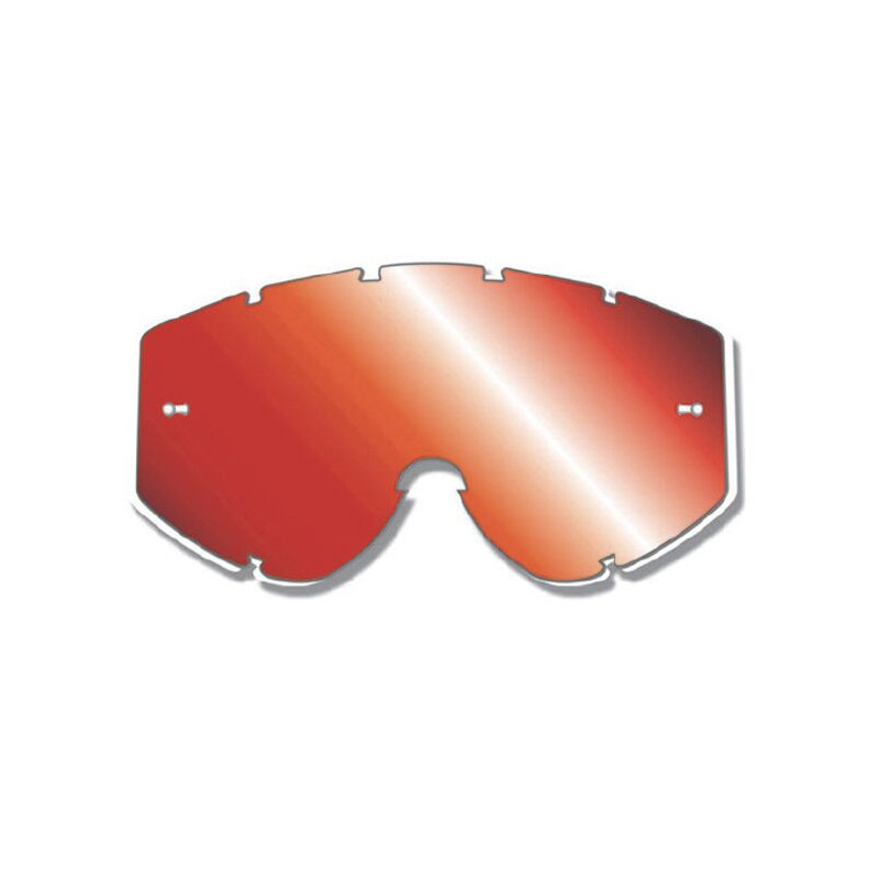 Écran de masque cross Progrip 3394 miroir rouge - Dr Rider