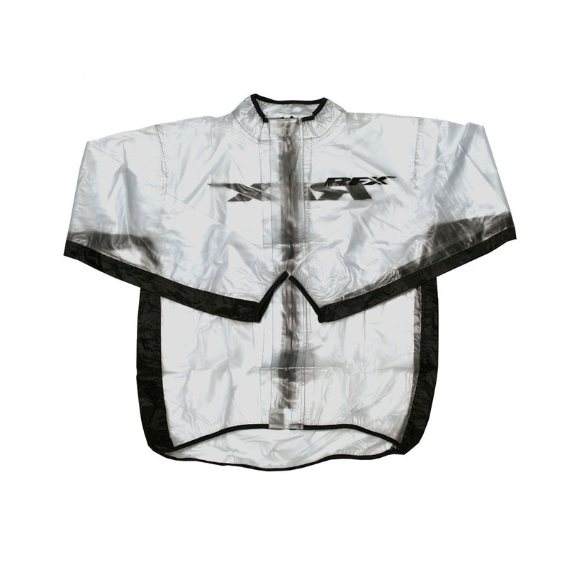 Veste de pluie RFX Sport Series - taille enfant S - transparent/noir / 6-8