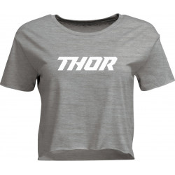 TEE WOMENS CORP HTR GRAY LG - 30314310 - Dr Rider