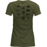 TEE WOMENS PATCHED UP MIL GRN  - 30314337 - Dr Rider