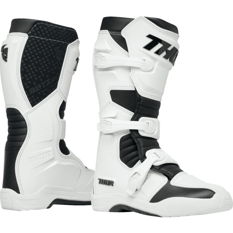 BOOT BLITZ XR WH/BK 10 - 34103103 - Dr Rider