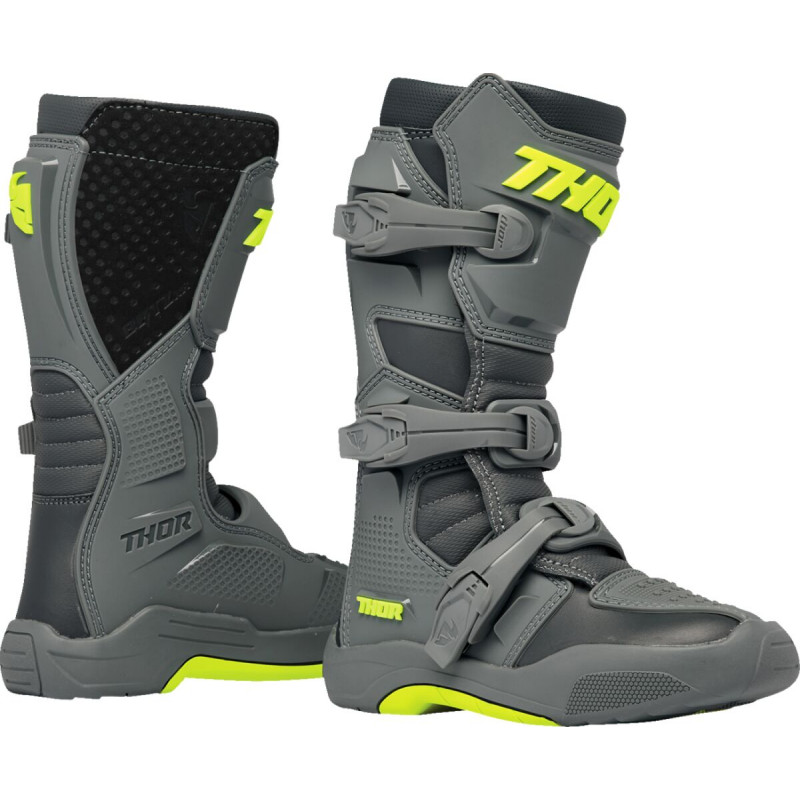 BOOT YTH BLITZ XR GY/CH 7 - 34110744 - Dr Rider