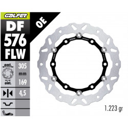 BRAKE DISC FLOAT WAVE FR - 17105294 - Dr Rider