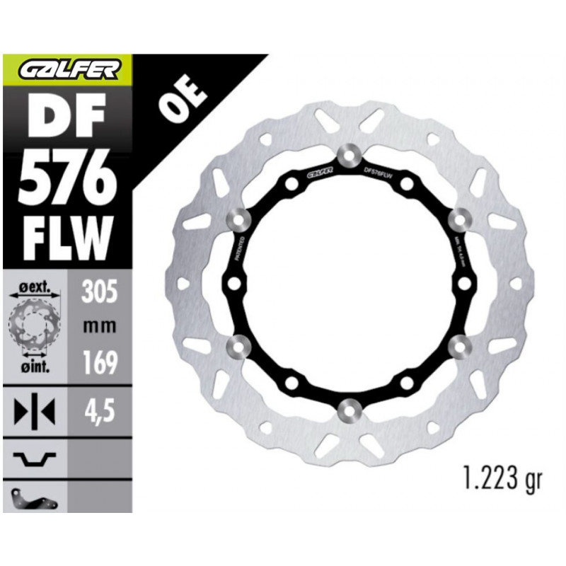 BRAKE DISC FLOAT WAVE FR - 17105294 - Dr Rider