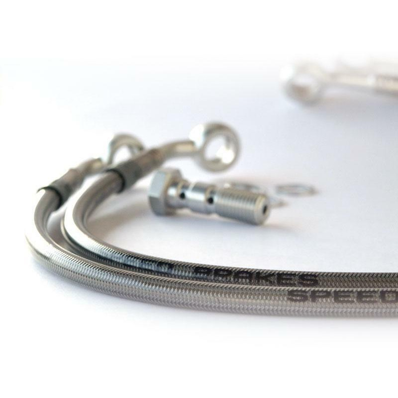 Durite d'embrayage Aviation SPEEDBRAKES inox/raccord alu | Dr Rider