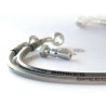 Durite d'embrayage Aviation SPEEDBRAKES inox/raccord alu | Dr Rider