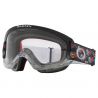 Masque cross enfant Oakley O-Frame 2.0 PRO XS MX - Troy Lee Designs Series EYEBALLS BLACK - Écran clair - Dr Rider