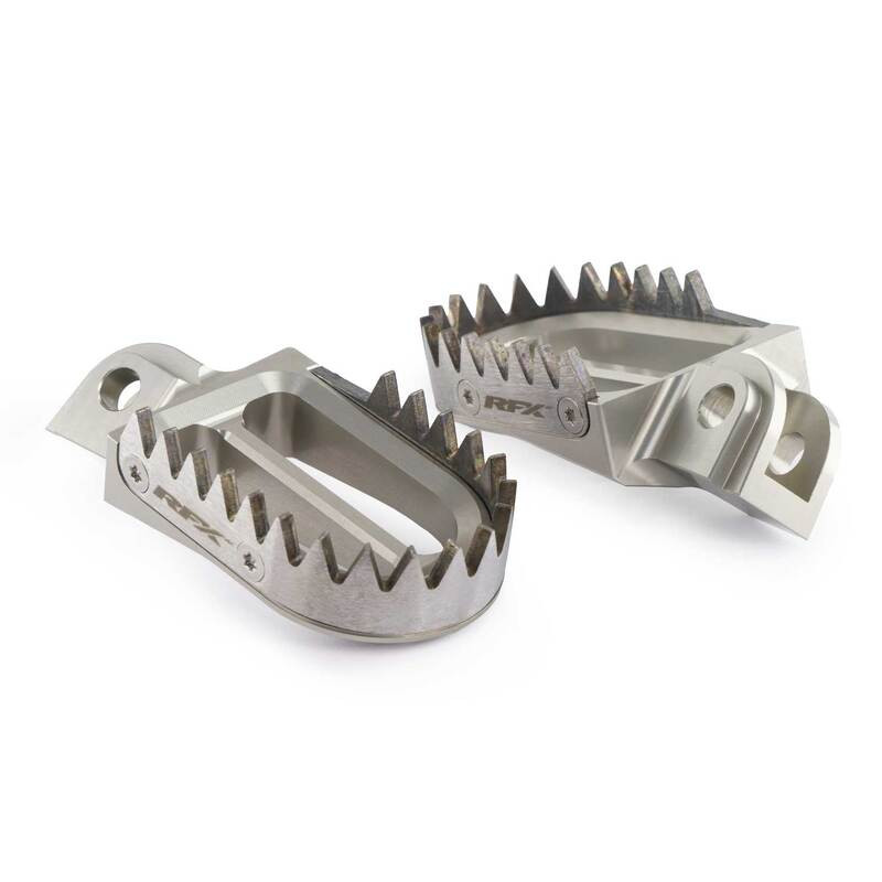 Repose-pieds RFX Pro Series titane/aluminium - Dr Rider
