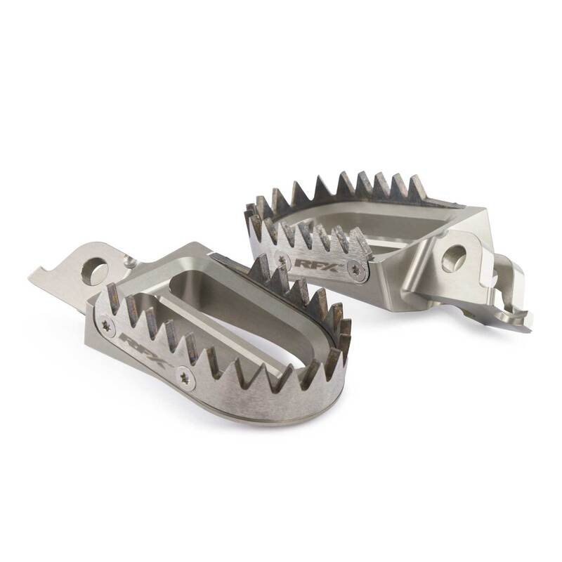 Repose-pieds RFX Pro Series titane/aluminium - Dr Rider