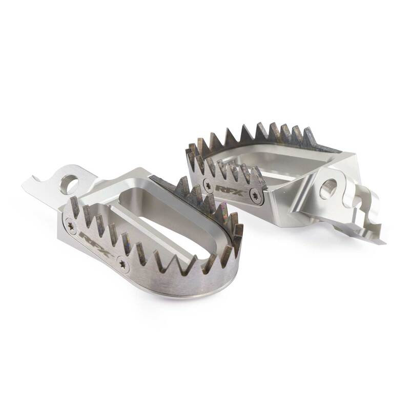 Repose-pieds RFX Pro Series titane/aluminium - Dr Rider
