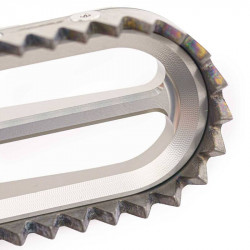 Repose-pieds RFX Pro Series titane/aluminium - Dr Rider