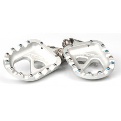 Repose-pieds RFX Pro Series Trials aluminium CNC - argent - Dr Rider