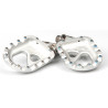 Repose-pieds RFX Pro Series Trials aluminium CNC - argent - Dr Rider