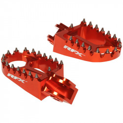 Repose-pieds RFX Pro Series aluminium CNC - orange - Dr Rider
