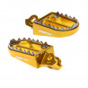 Repose-pieds RFX Pro Series Shark Teeth - jaune - Dr Rider