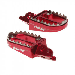 Repose-pieds RFX Pro Series Shark Teeth - rouge - Dr Rider