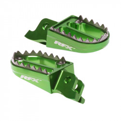 Repose-pieds RFX Pro Series Shark Teeth - vert - Dr Rider