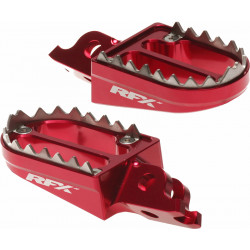 Repose-pieds RFX Pro Series Shark Teeth - rouge - Dr Rider