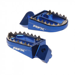 Repose-pieds RFX Pro Series Shark Teeth - bleu - Dr Rider