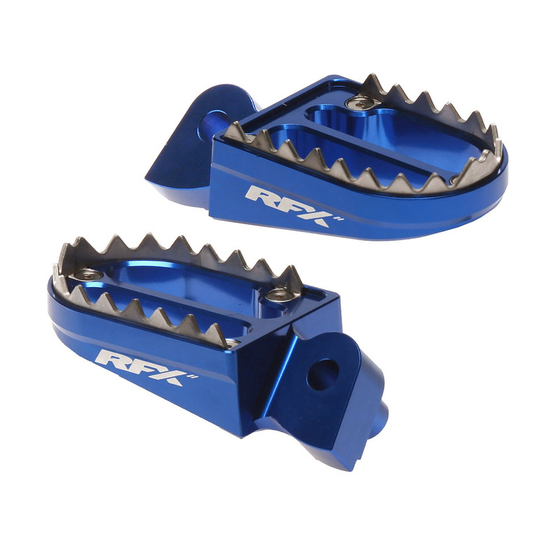 Repose-pieds RFX Pro Series Shark Teeth - bleu - Dr Rider