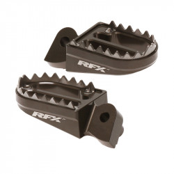 Repose-pieds RFX Pro Series Shark Teeth - magnésium - Dr Rider