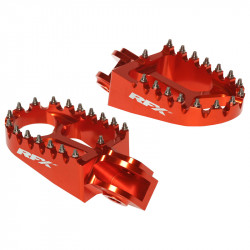 Repose-pieds RFX Pro Series aluminium CNC - orange - Dr Rider