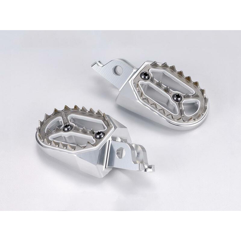 Repose-pieds BIHR Evolution argent - Dr Rider