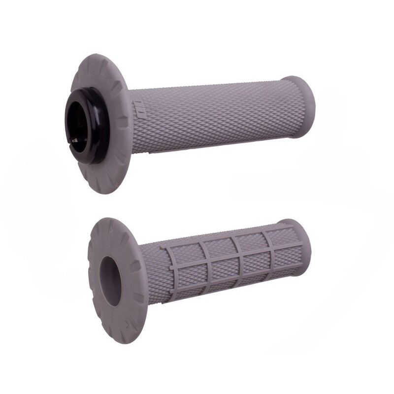 Revêtements universels ODI Lock-On semi-gaufré - gris/argent - Dr Rider