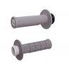 Revêtements ODI Micro-X Lock-On semi-gaufré - gris/argent - Dr Rider