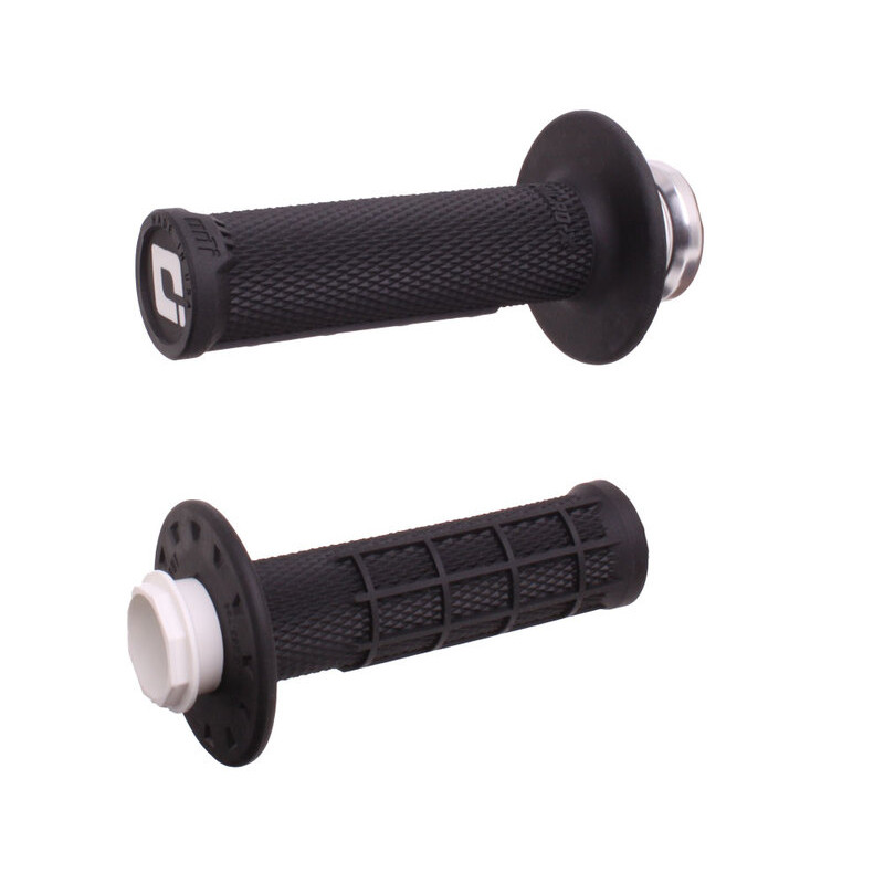 Revêtements ODI Micro-X Lock-On semi-gaufré - noir/argent - Dr Rider