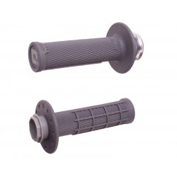 Revêtements ODI Micro-X Lock-On semi-gaufré - graphite/argent - Dr Rider