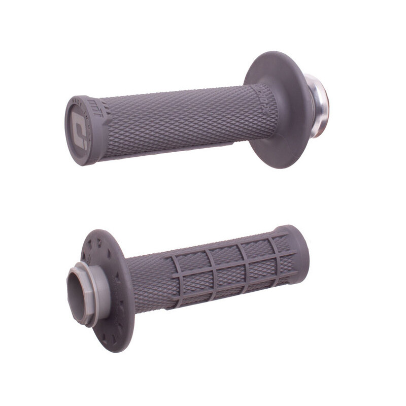 Revêtements ODI Micro-X Lock-On semi-gaufré - graphite/argent - Dr Rider